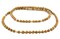 The Bead Chest Brass Bicone Beads - Full Strand of Ethiopian Metal Beads (6 x 5mm, Brass)